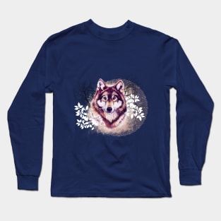 Wolf in winter Long Sleeve T-Shirt